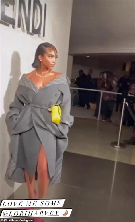 lori harvey in fendi|Lori Harvey gives fans behind.